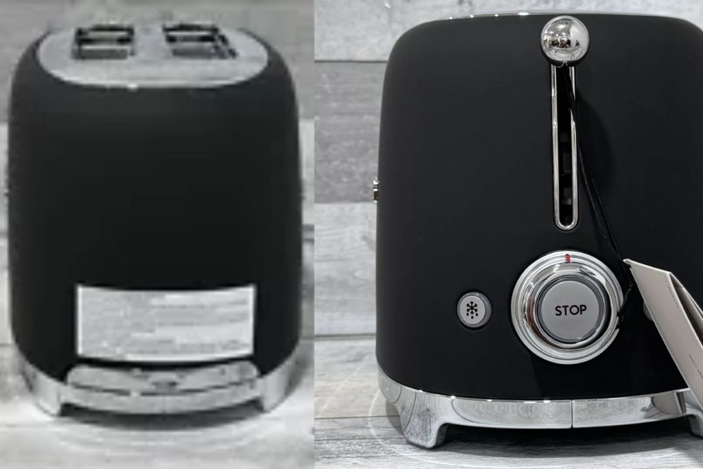 smeg black toaster