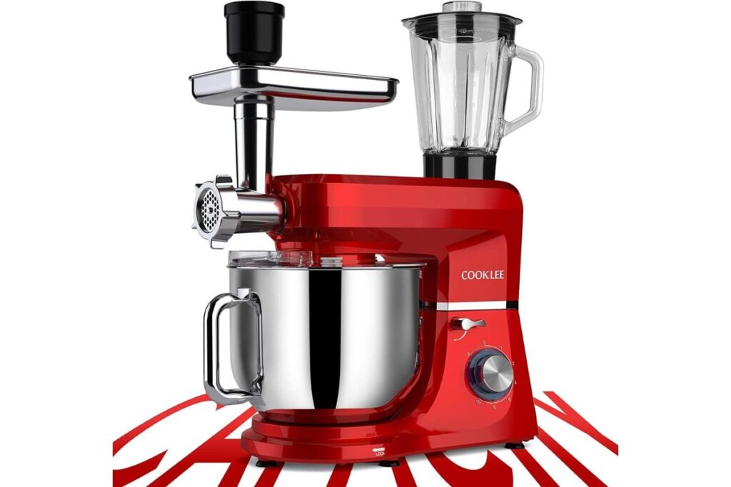 Best COOKLEE 6-IN-1 8.5 Qt. Multifunctional Stand Mixer