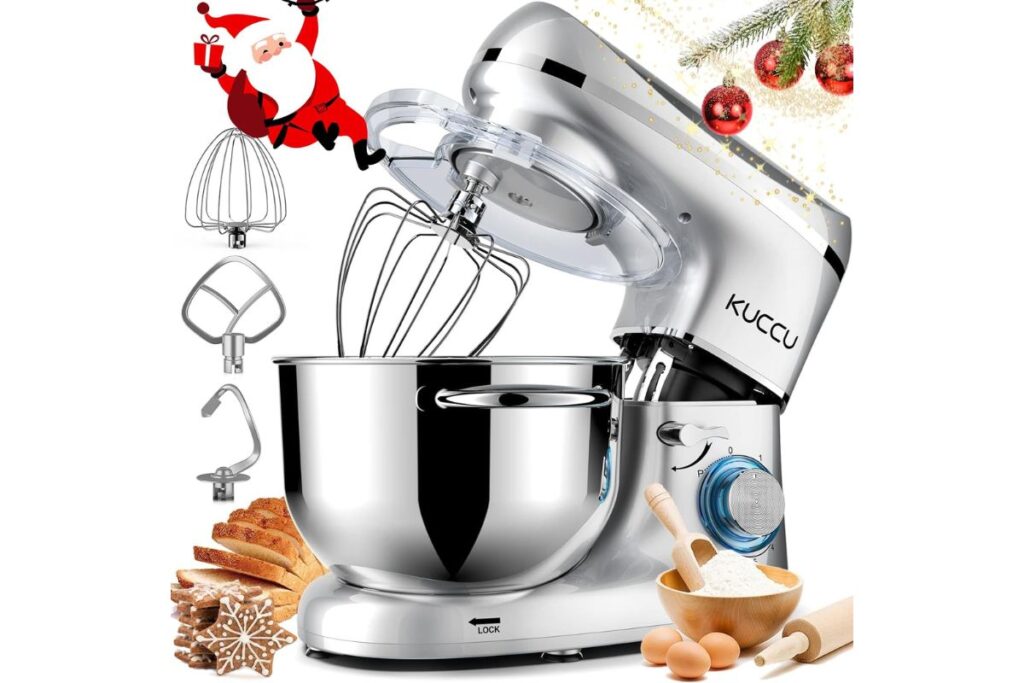 Best KUCCU Qt 660W Electric Kitchen Mixer Silver