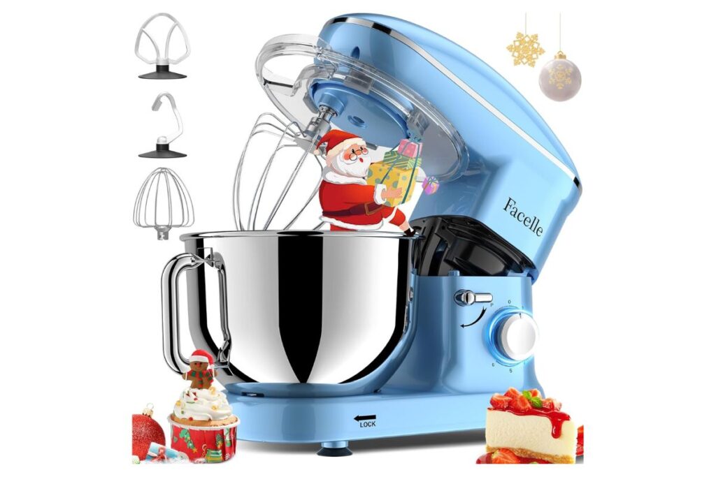 Blue Facelle 3-IN-1 Electric Stand Mixer