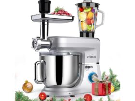 COOKLEE 6-IN-1 8.5 Qt. Multifunctional Stand Mixer