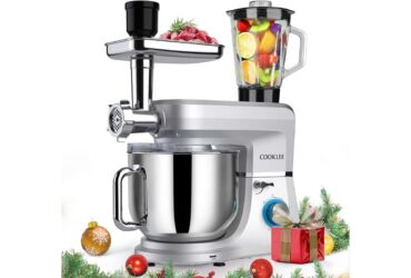 COOKLEE 6-IN-1 8.5 Qt. Multifunctional Stand Mixer