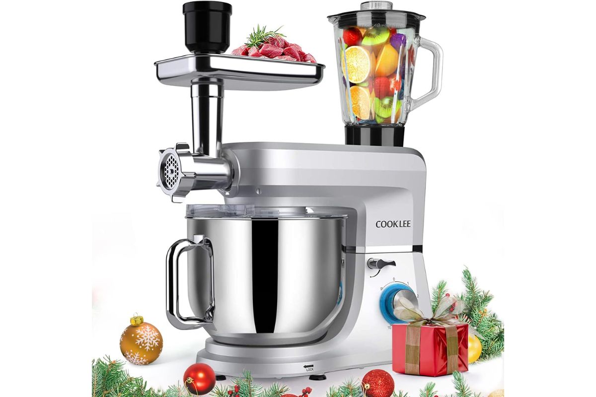 COOKLEE 6-IN-1 8.5 Qt. Multifunctional Stand Mixer