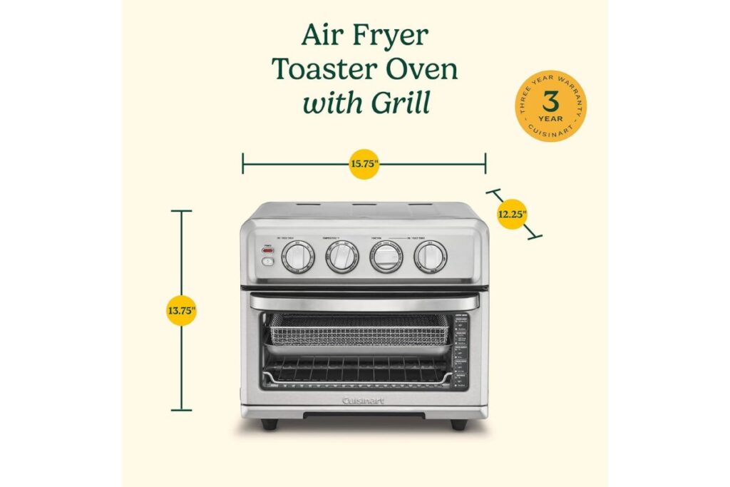 Cuisinart Air Fryer Toaster Oven Design