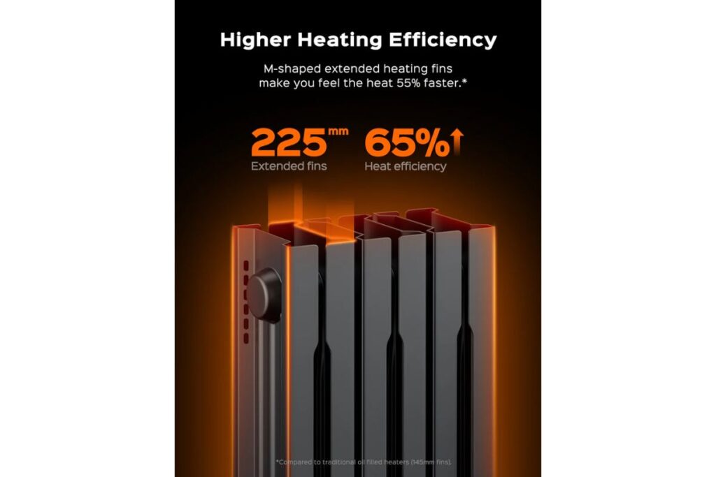 Dreo Radiator Heater OH515 Higher Heating Efficiency