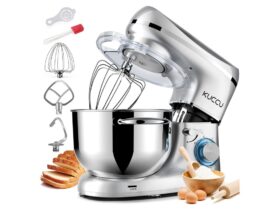 KUCCU Qt 660W Electric Kitchen Mixer Silver