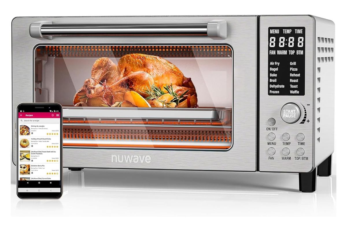 Nuwave Bravo Air Fryer Toaster Smart Oven