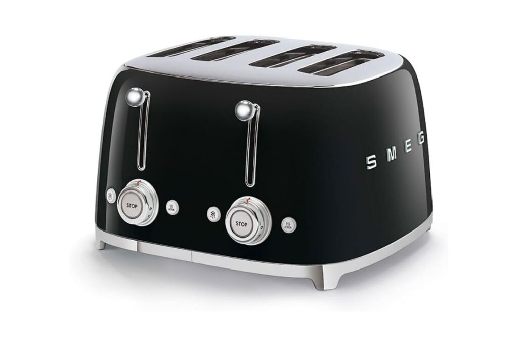 Smeg 4 Slice Toaster TSF03 Black