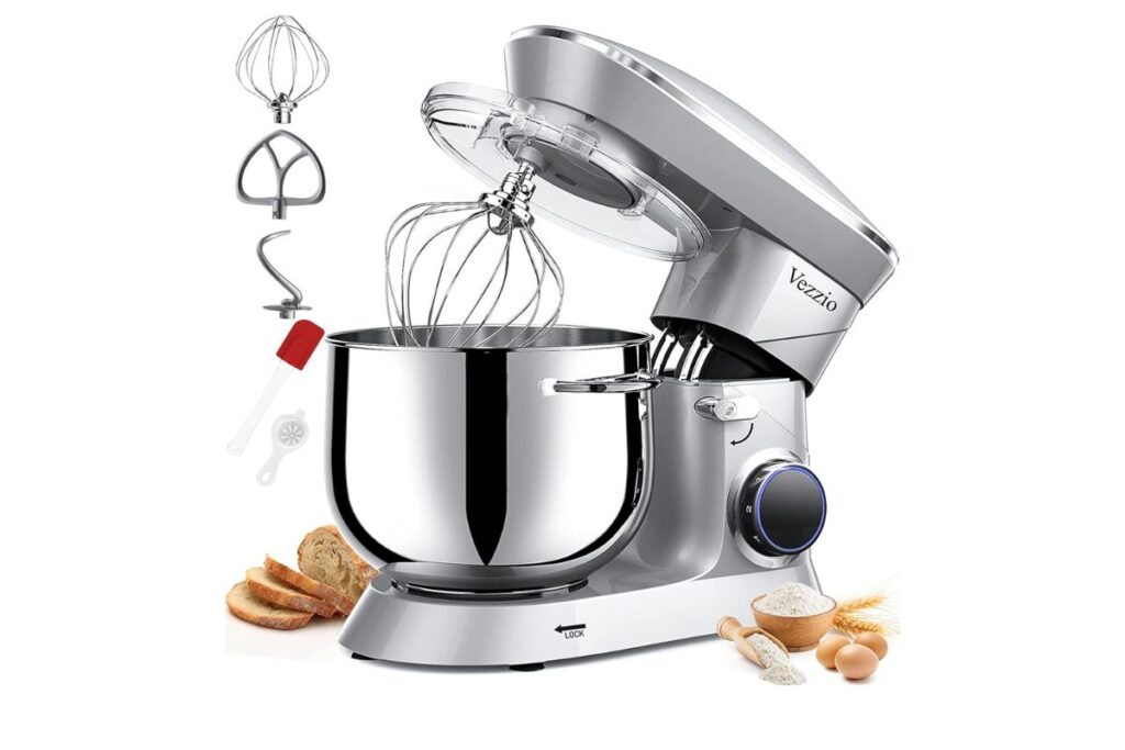 Vezzio 9.5 Qt Stand Mixer silver