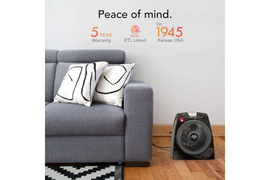 Vornado TAVH10 Space Heater Peace of mind