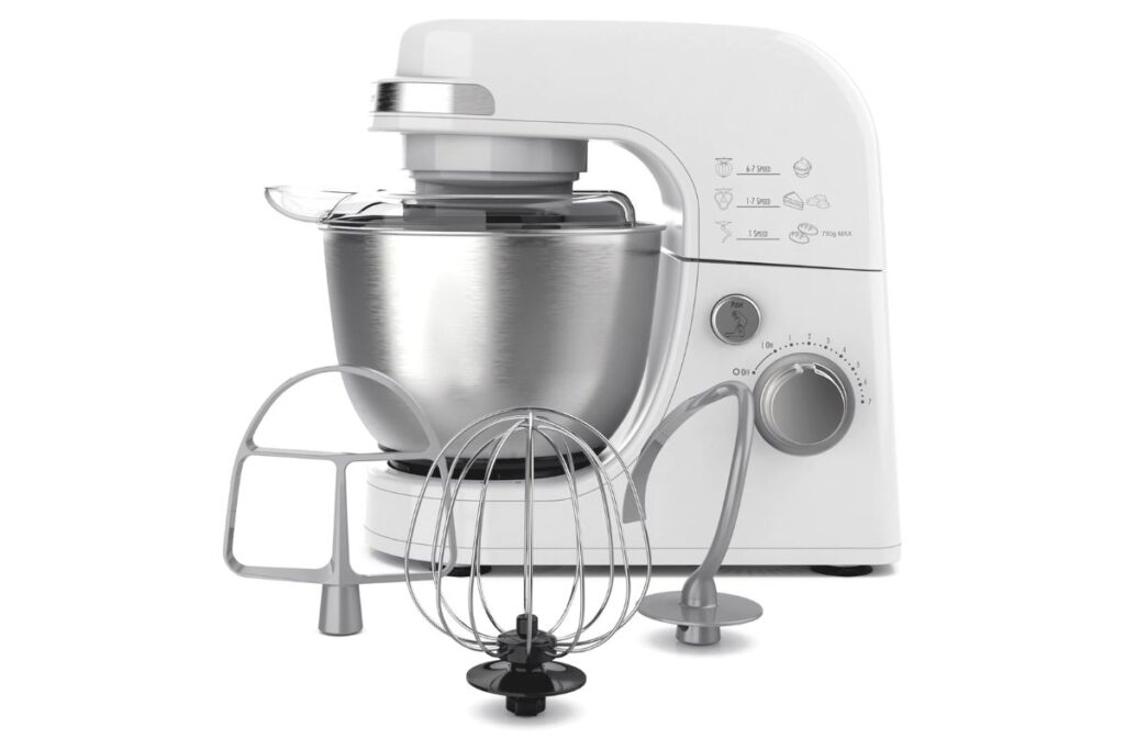 White Hamilton Beach 4 Quarts Electric Stand Mixer