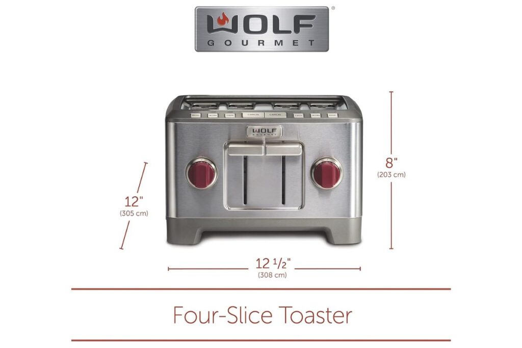 Wolf Gourmet Four Slice Toaster Design