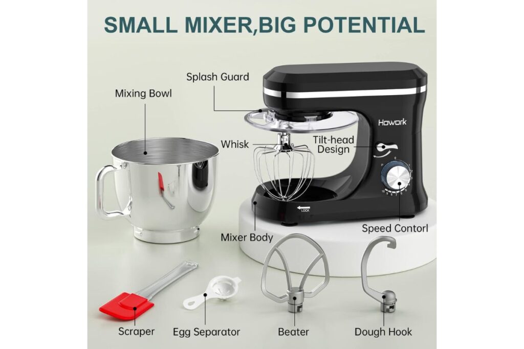 dough hook stand mixer