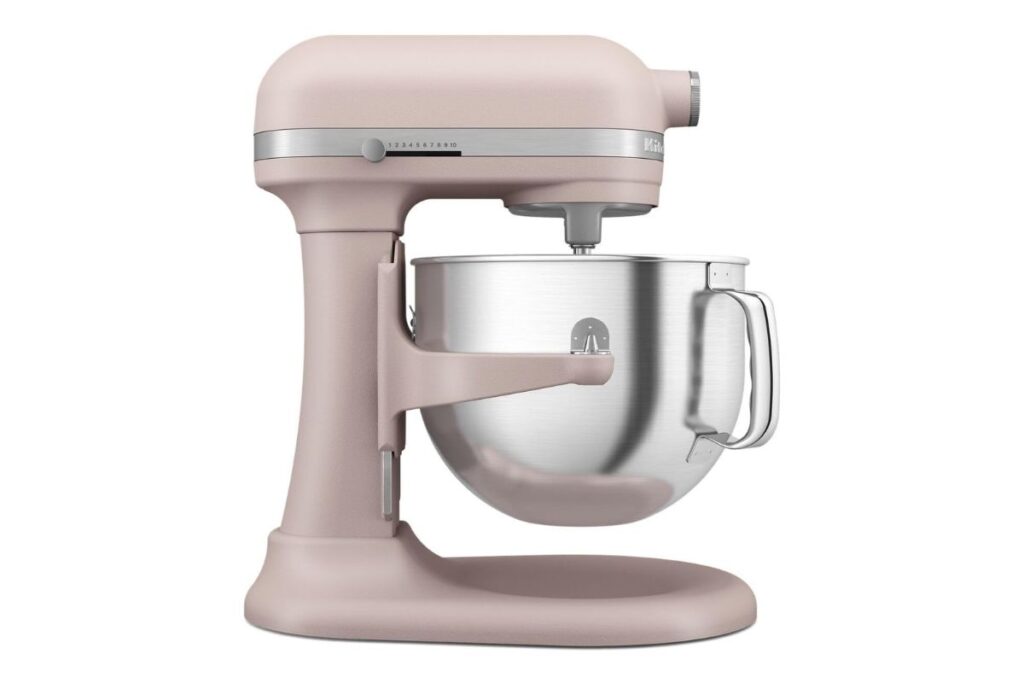 kitchenaid 7 quart bowl-lift stand mixer Feather Pink