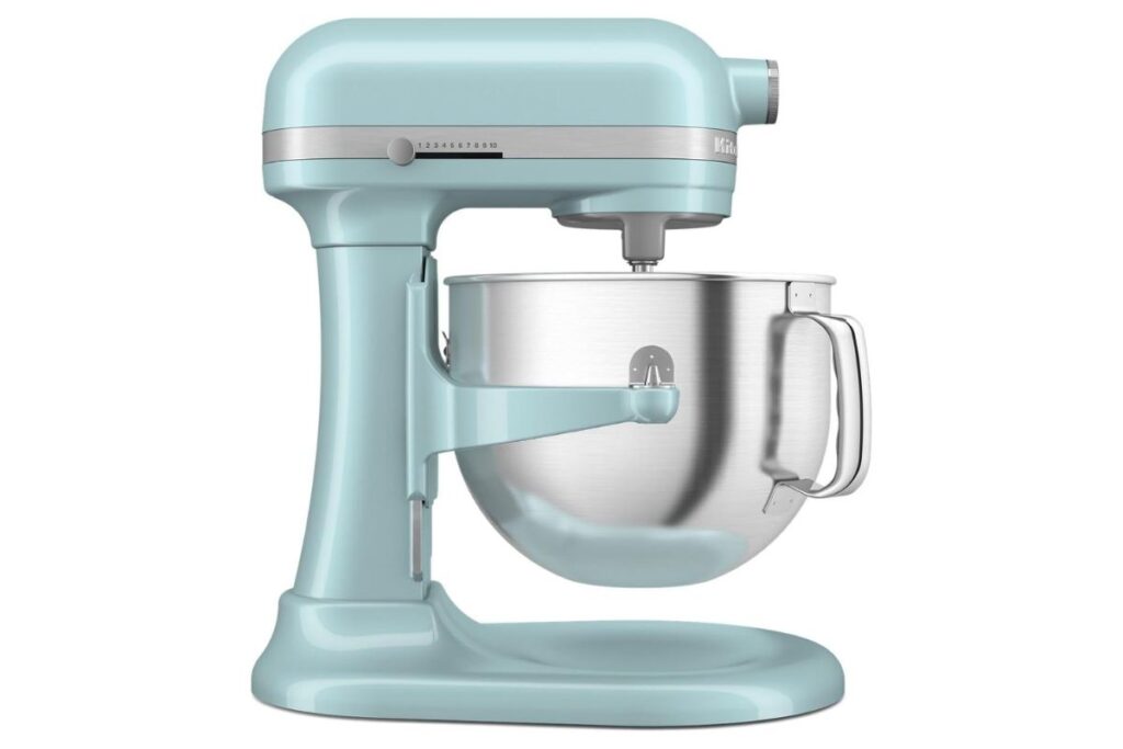 kitchenaid 7 quart bowl-lift stand mixer Mineral Water Blue