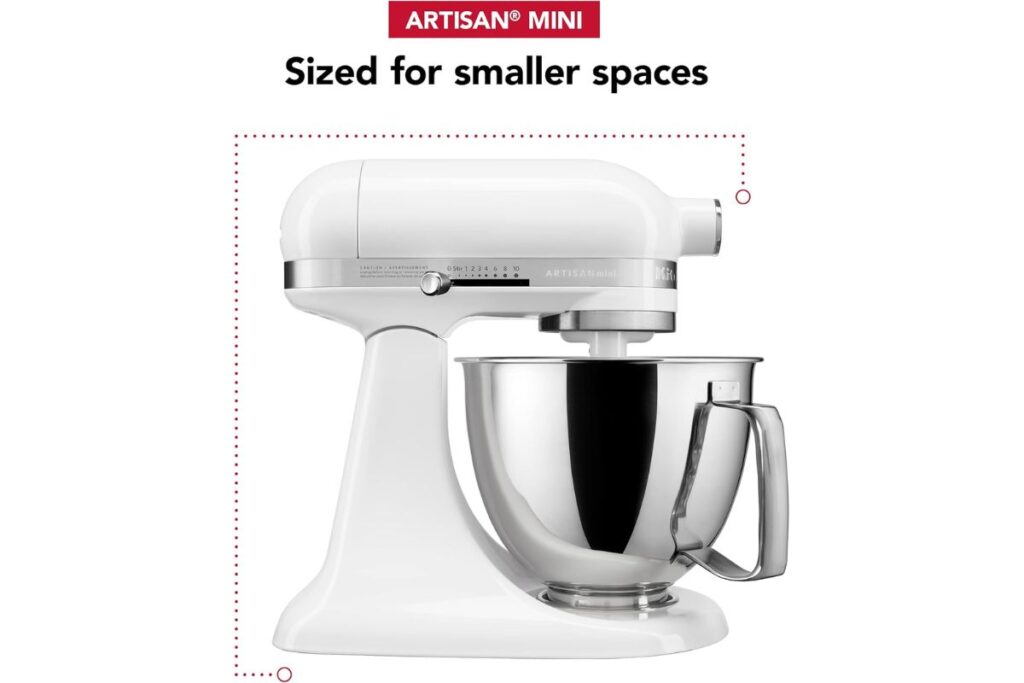 kitchenaid mini ksm3316X - White Size