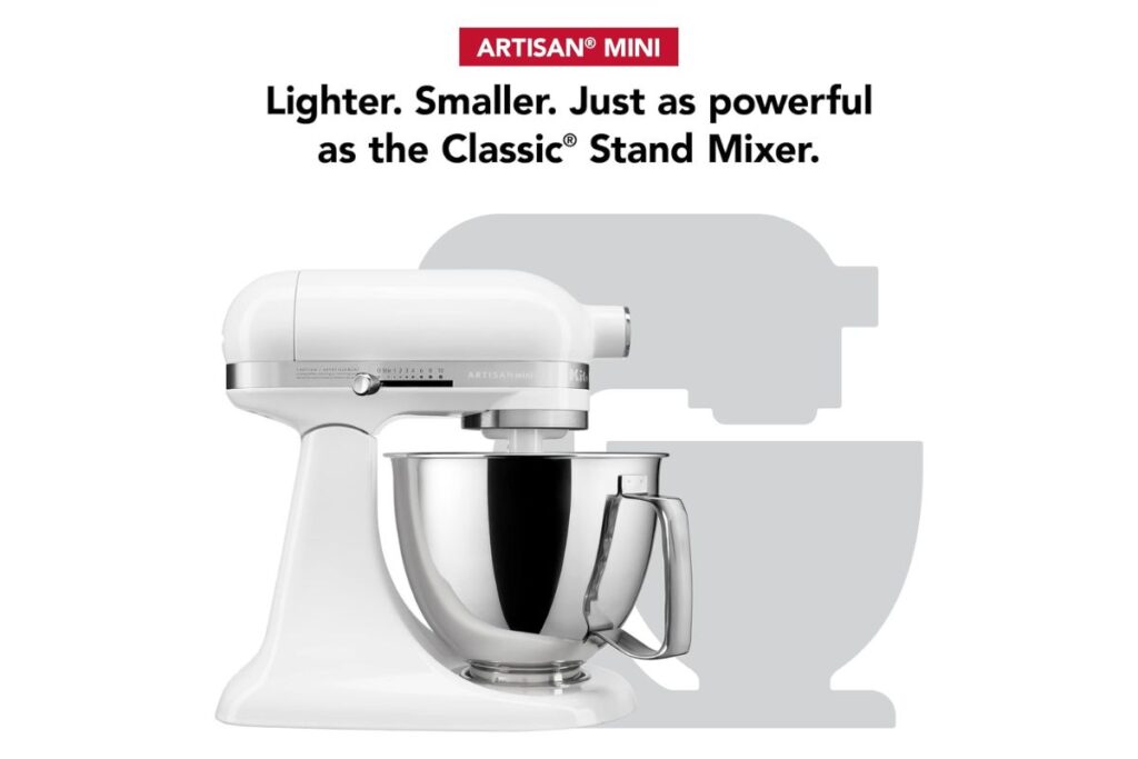 kitchenaid mini ksm3316X - White classic